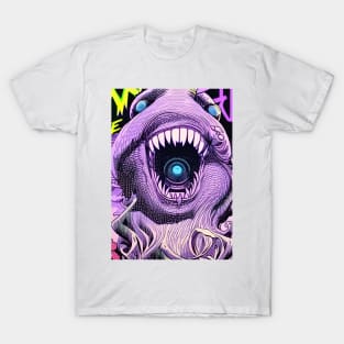 Retro Comics Monster T-Shirt